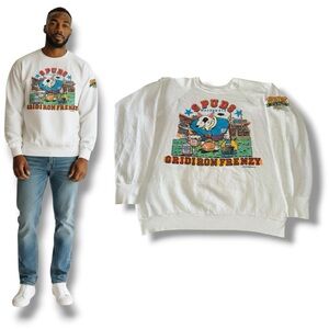 Men’s Unknown Brand 1987 Spuds Mackenzie Bud Light Gridiron Frenzy Sweatshirt